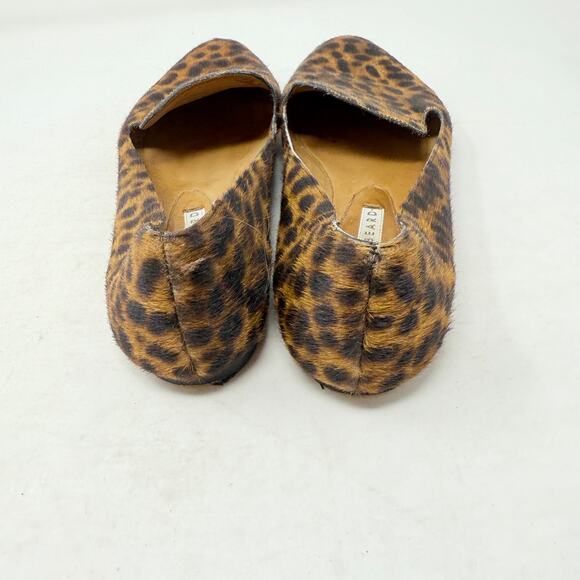 Veronica Beard Leopard Print Calf Hair Loafers Slip On Flats Size 41 - Picture 5 of 9